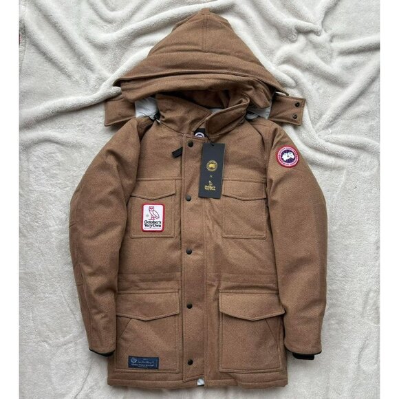 Canada Goose OVO x Loro Piana Camel Banff Parkas - Picture 1 of 5